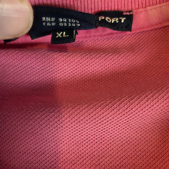 Ralph Lauren Sport Polo Shirt XL Pink Cotton Short Sleeve Made in Macau - Picture 4 of 15